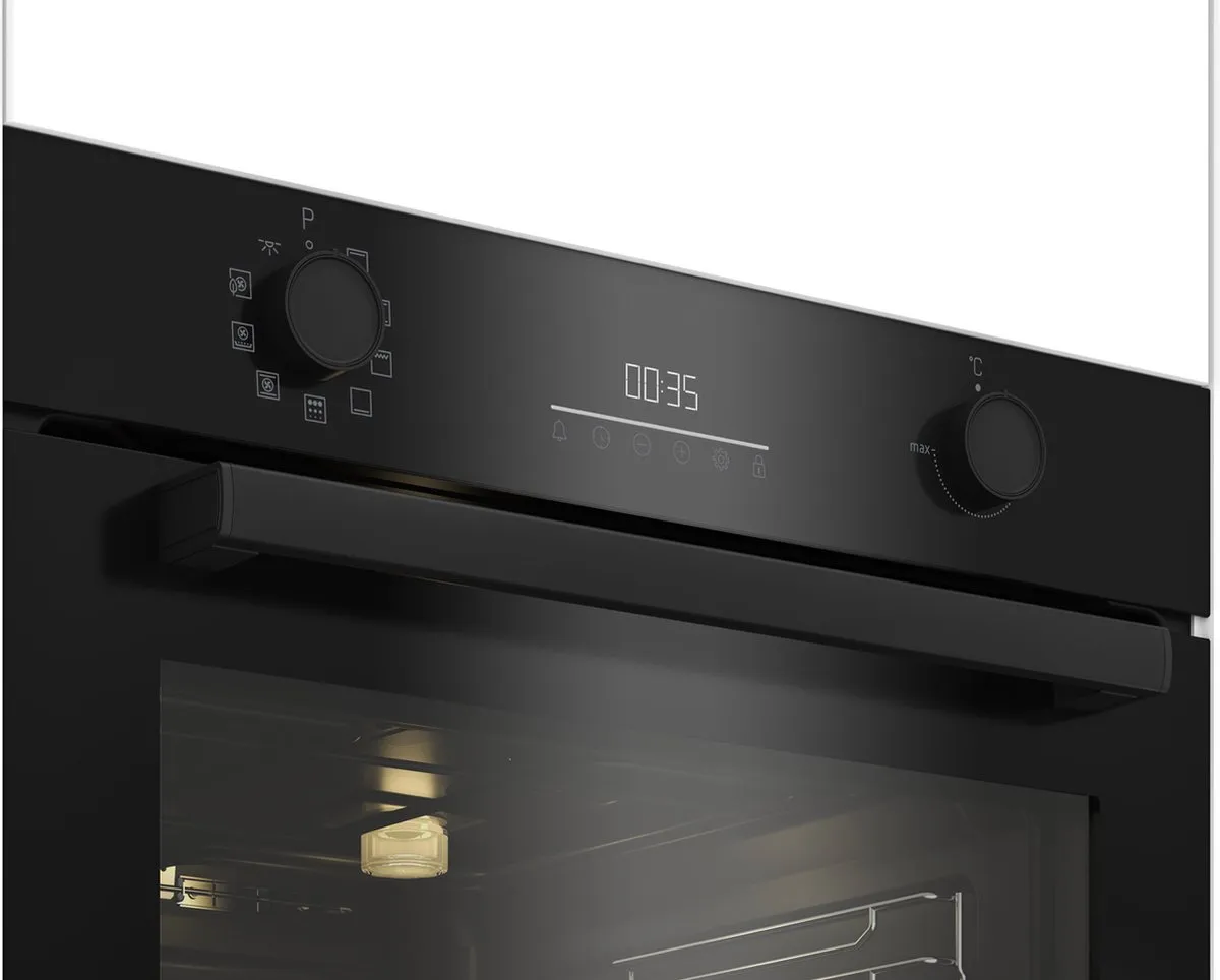 Beko BBIE17300BMP Inbouwoven 72L - Zelfreinigend - Zwart