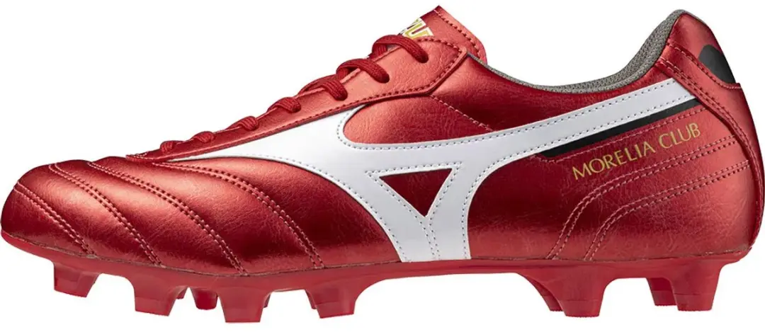 Mizuno Morelia II Club FG Voetbalschoenen - Rood - EU 45