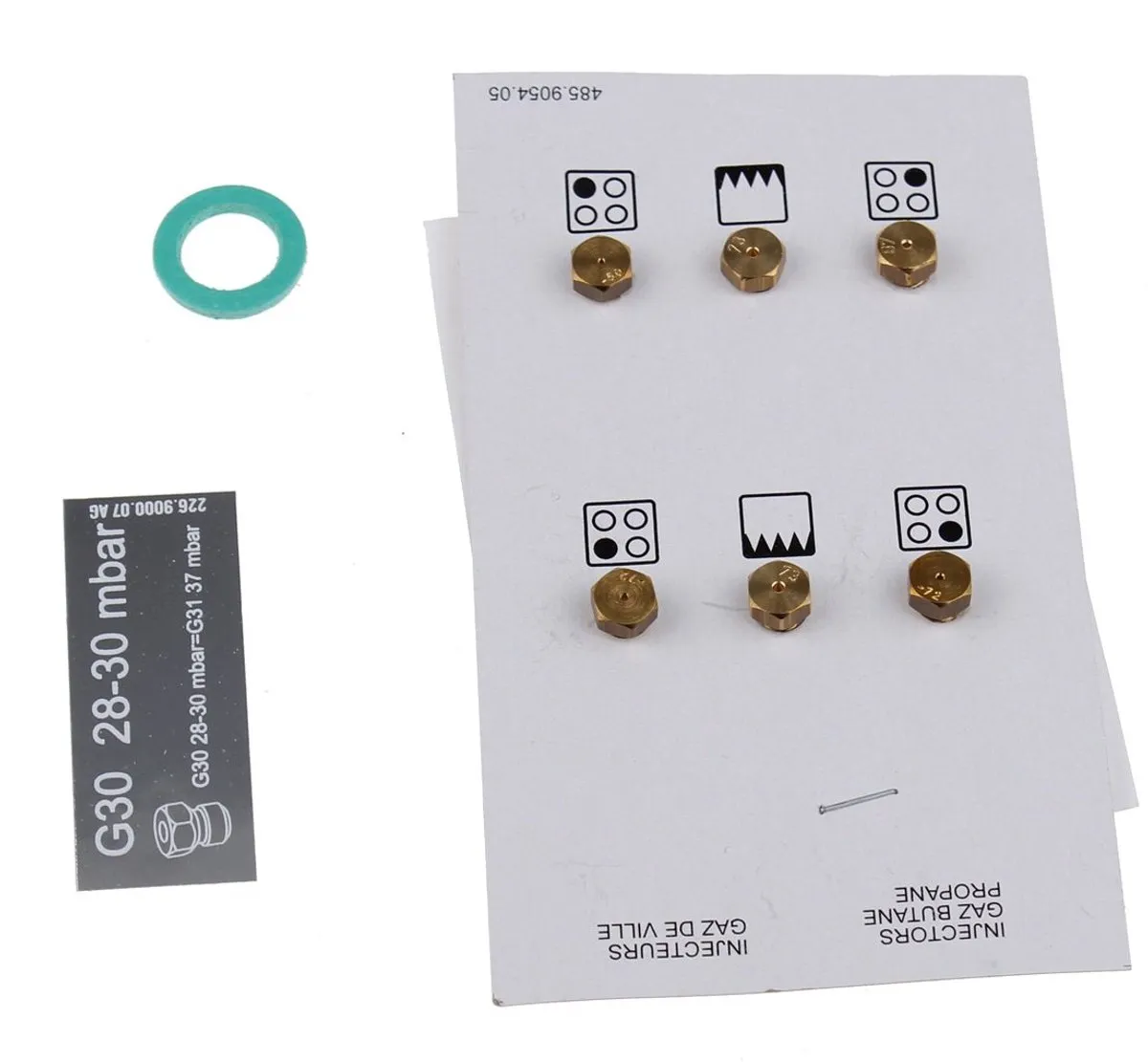 Beko Inspuitstukken Set Butaan G30 CSG62010DW NM