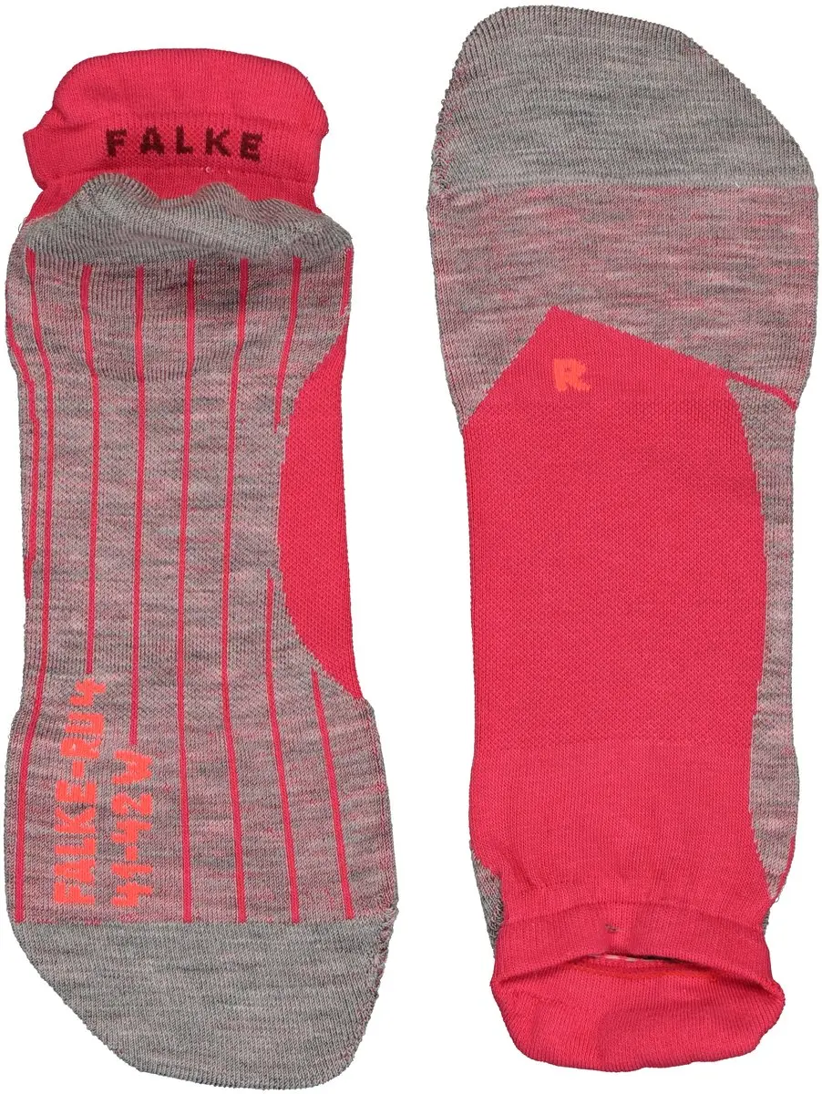 Falke RU4 Invisible Anti-Blaar Sokken Dames - Rood - Maat 39/40