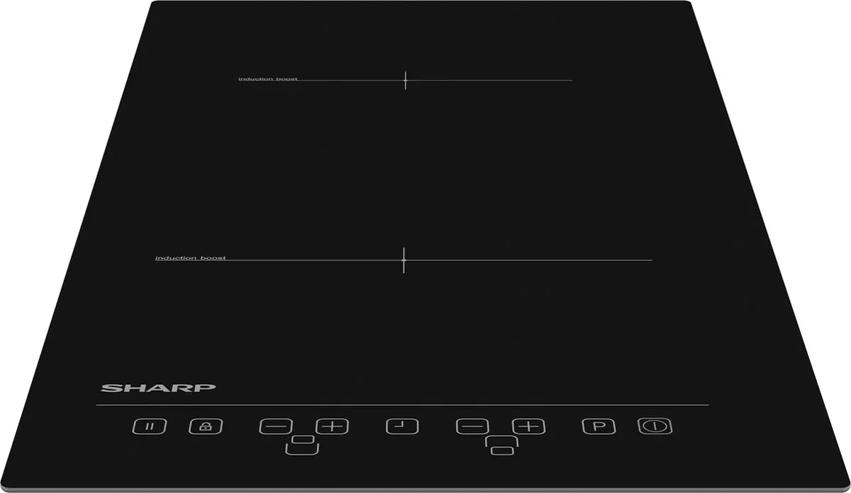 Sharp KH3I25NT0KEU Inductiekookplaat 2 zones - 16cm & 21cm - Zwart - afbeelding 3 van 3
