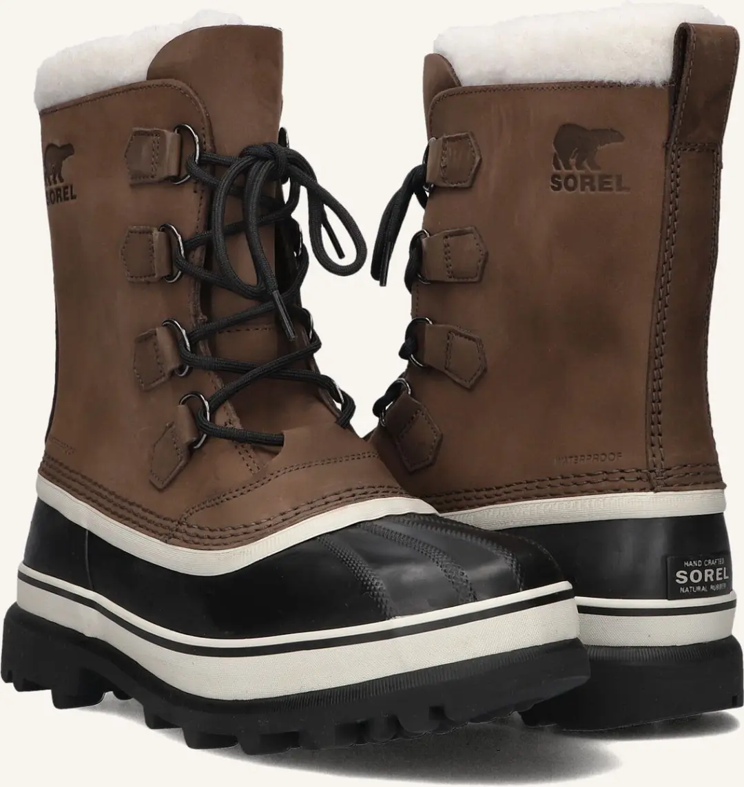 Sorel Caribou WP Heren Sneeuwlaarzen - Maat 48 - Bruin