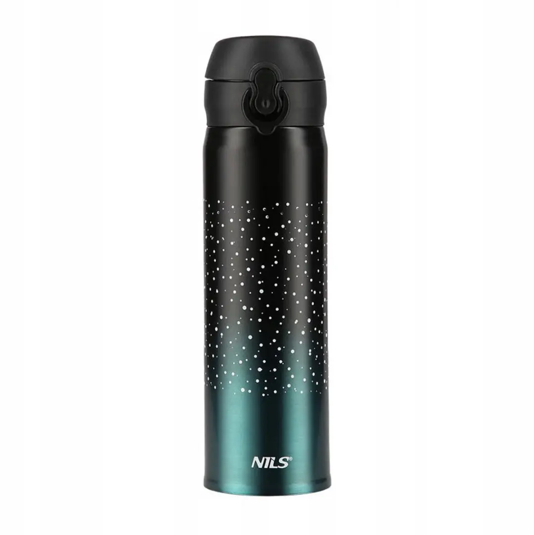 Nils Thermosbeker 450ml - RVS - Zeeblauw