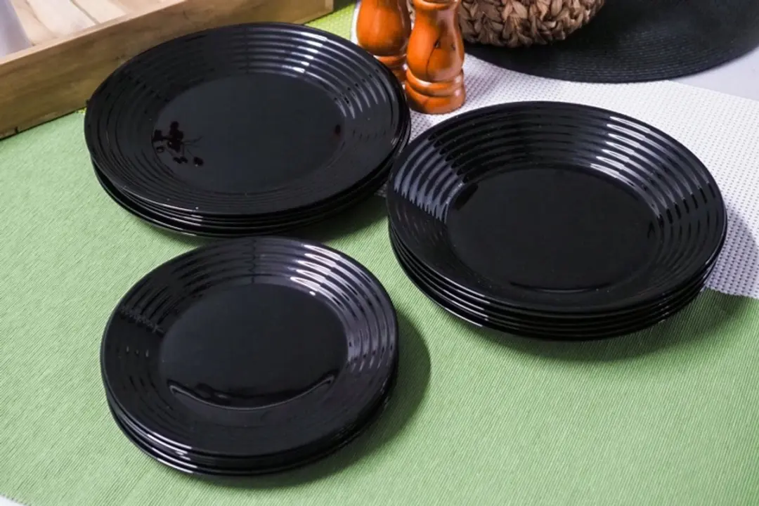 Luminarc Serviesset 19-delig - 6 Personen - Zwart