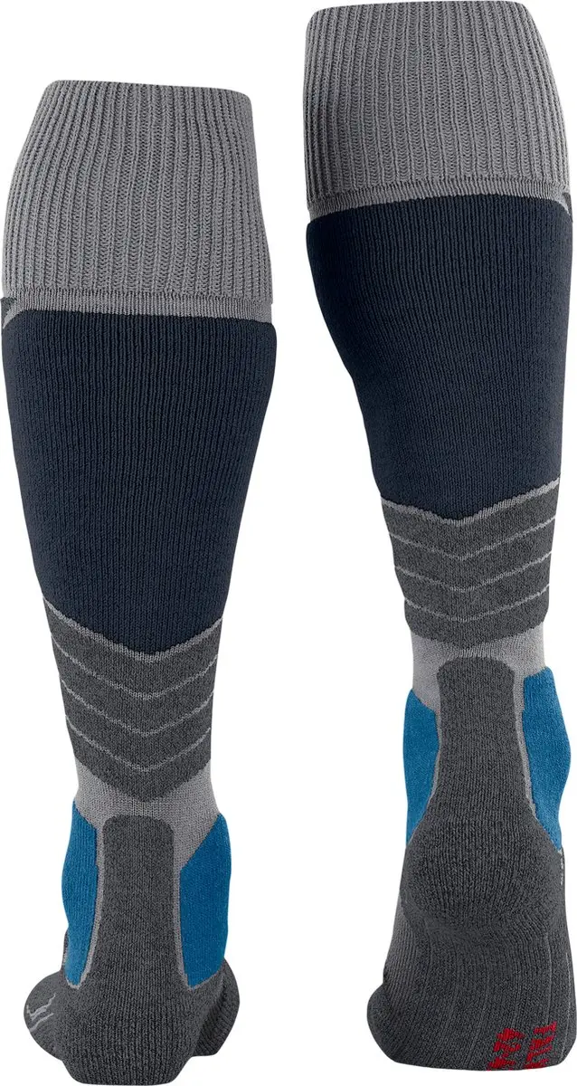 Falke SK1 Skisokken - Dikke wol - Heren - M44/45 - Grijs