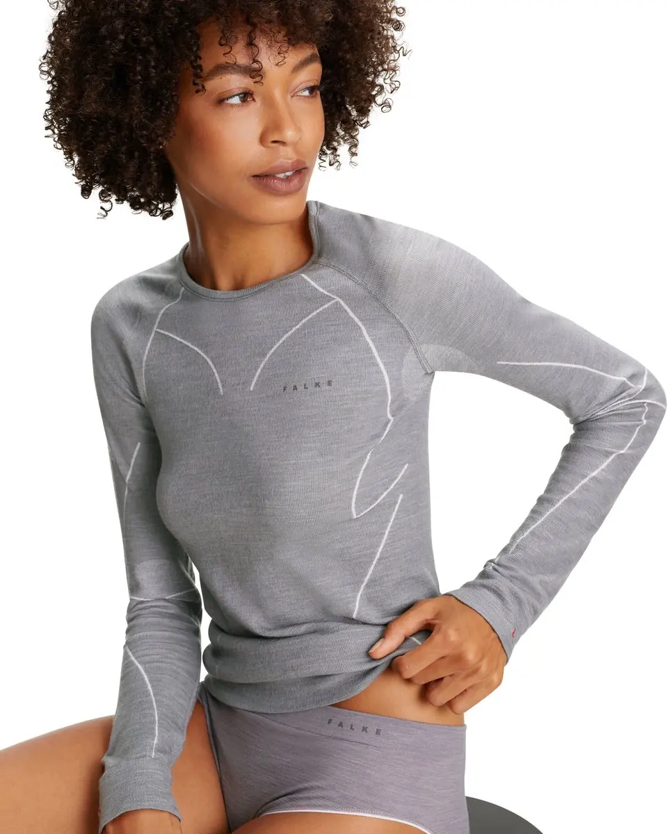 Falke Wool-Tech Light Dames Ondergoed - XS - Grijs