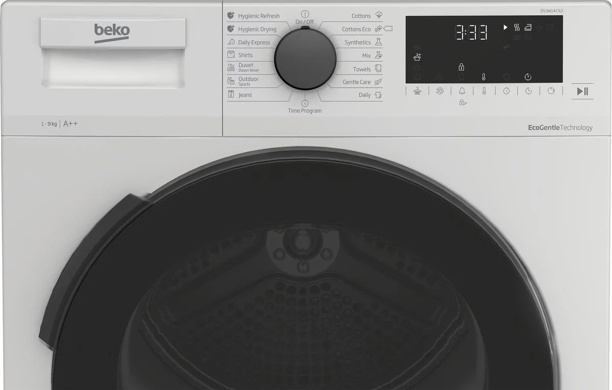 Beko DS9414CX2 Vrijstaande wasdroger 9 kg - Wit - afbeelding 6 van 6