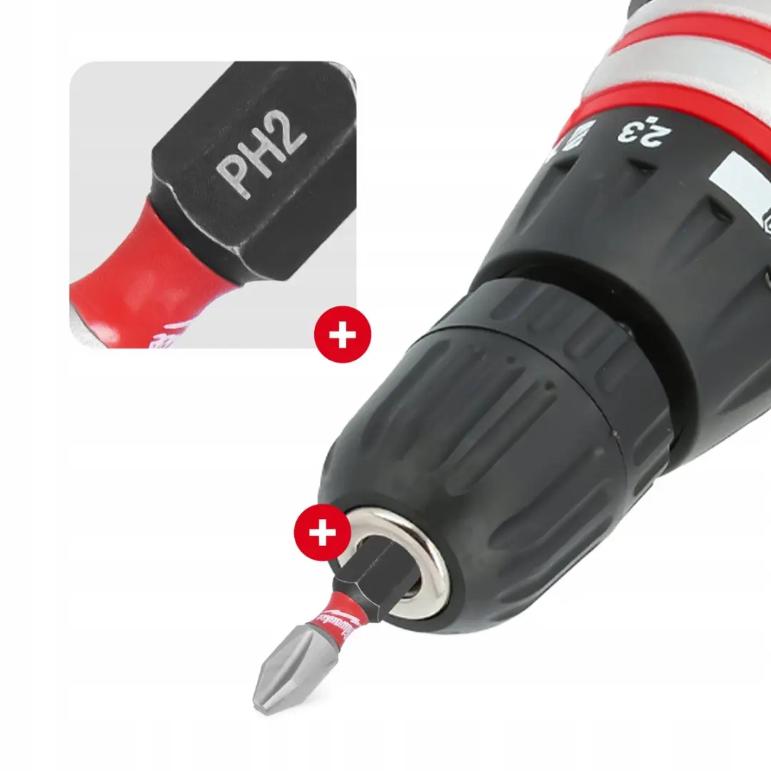 Milwaukee SHOCKWAVE PH2 Bits 25mm - 5 Stuks