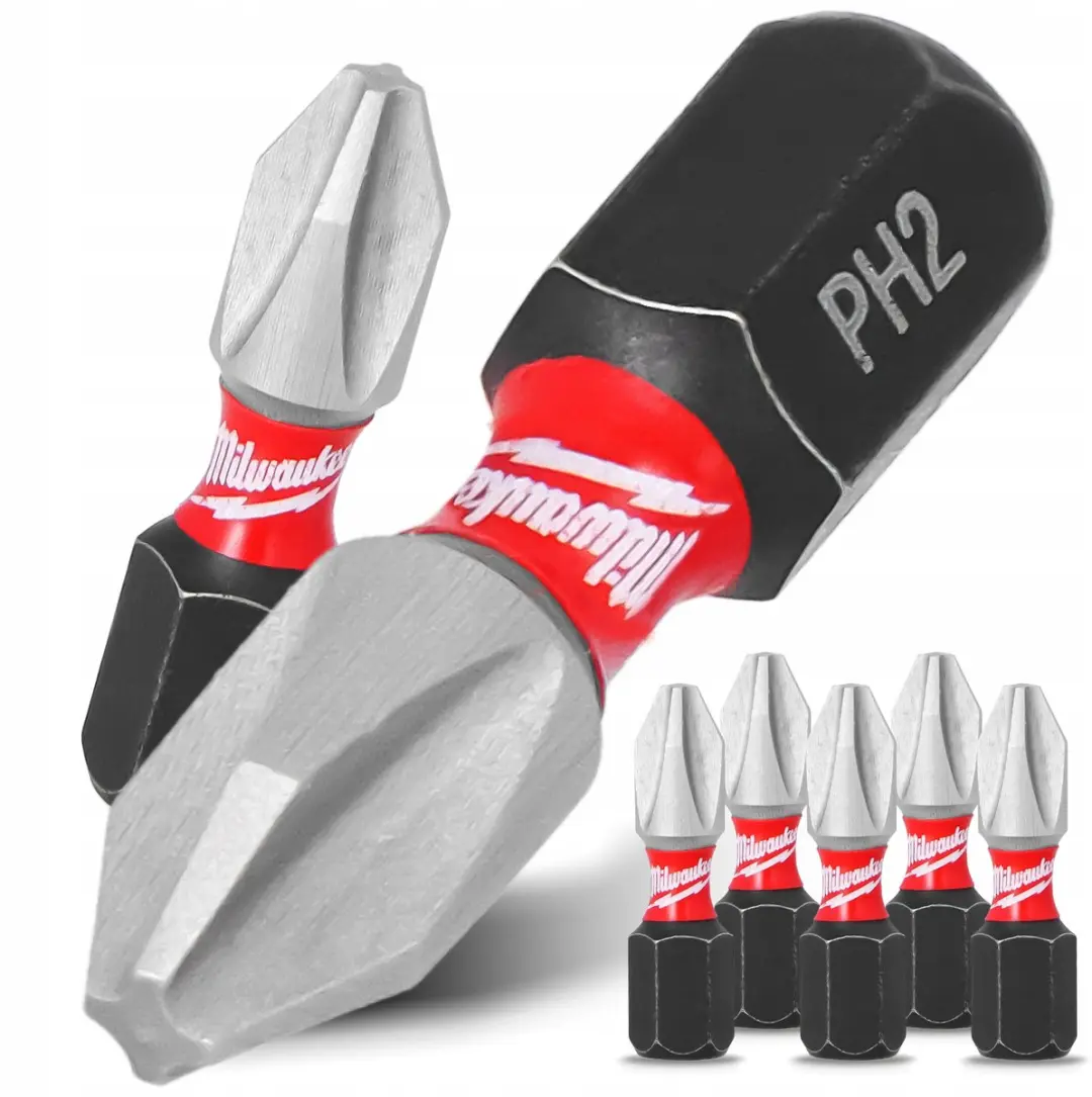 Milwaukee SHOCKWAVE PH2 Bits 25mm