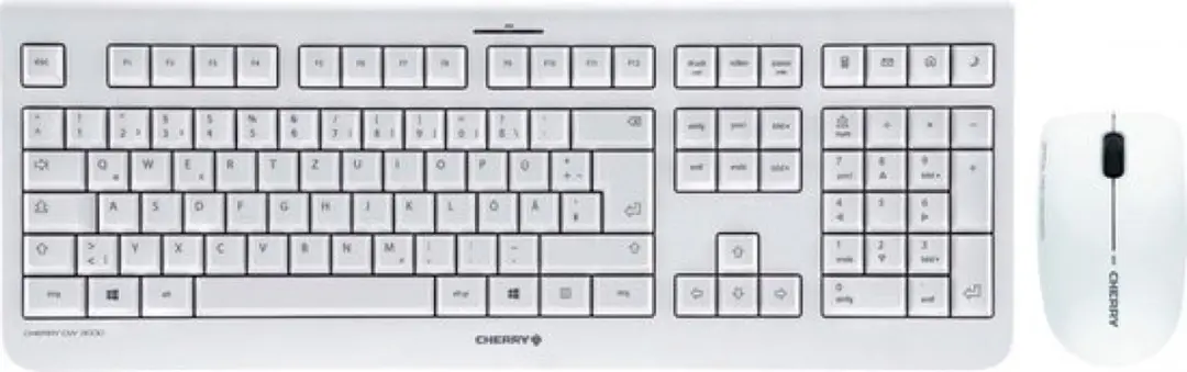 Cherry DW 3000 JD-0710DE-0 Draadloos Toetsenbord & Muis - QWERTZ - Grijs