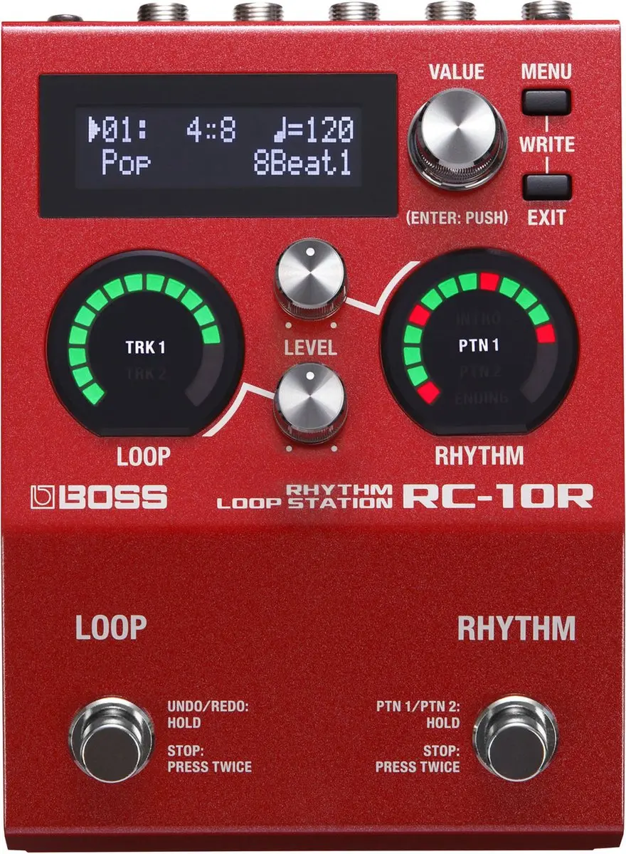 BOSS RC-10R Loop Station - 6u Opnametijd - Rood - afbeelding 4 van 4