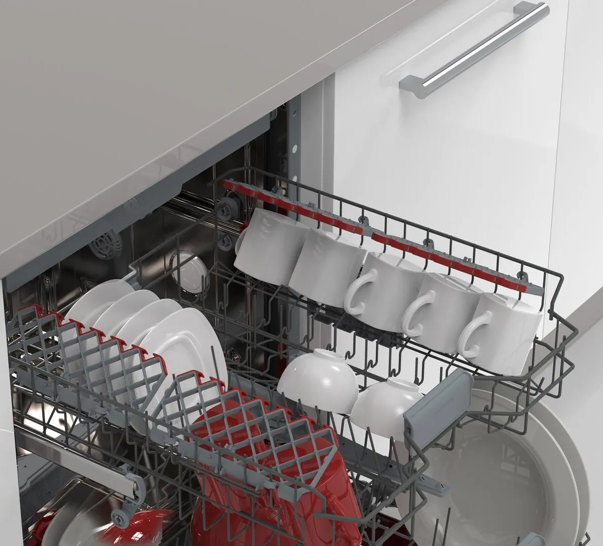 Sharp QWNI25I44BXEU Vaatwasser 14 Couverts - Wit