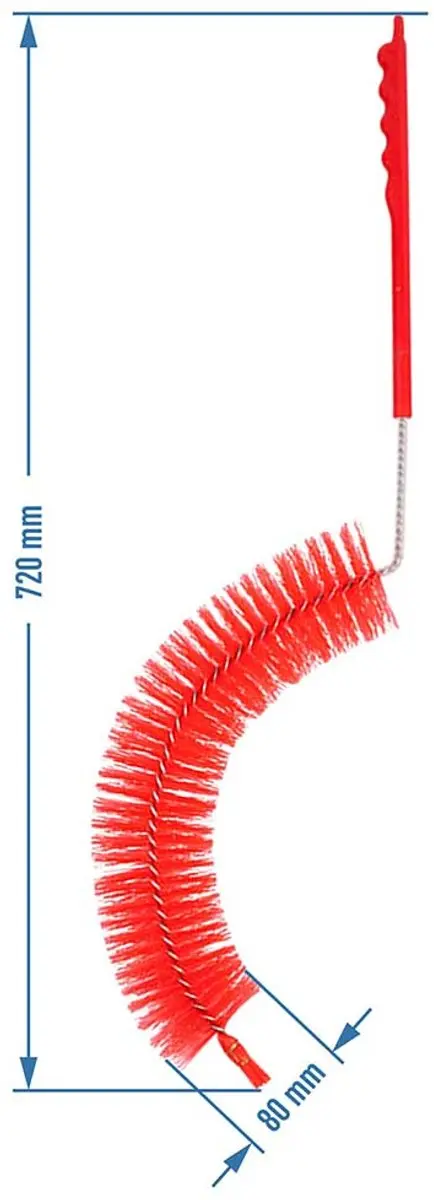 Browin Wijnballonborstel 56cm - Rood