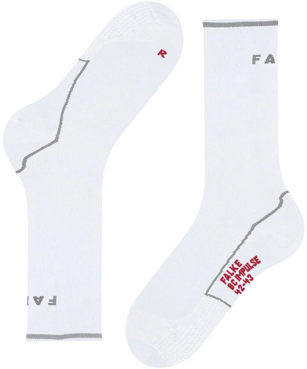 Falke BC Impulse Fietssokken - 42/43 - Wit