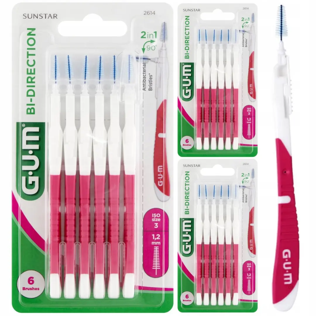 Gum BI-RICHTING Interdentale Borstelharen 1,2mm