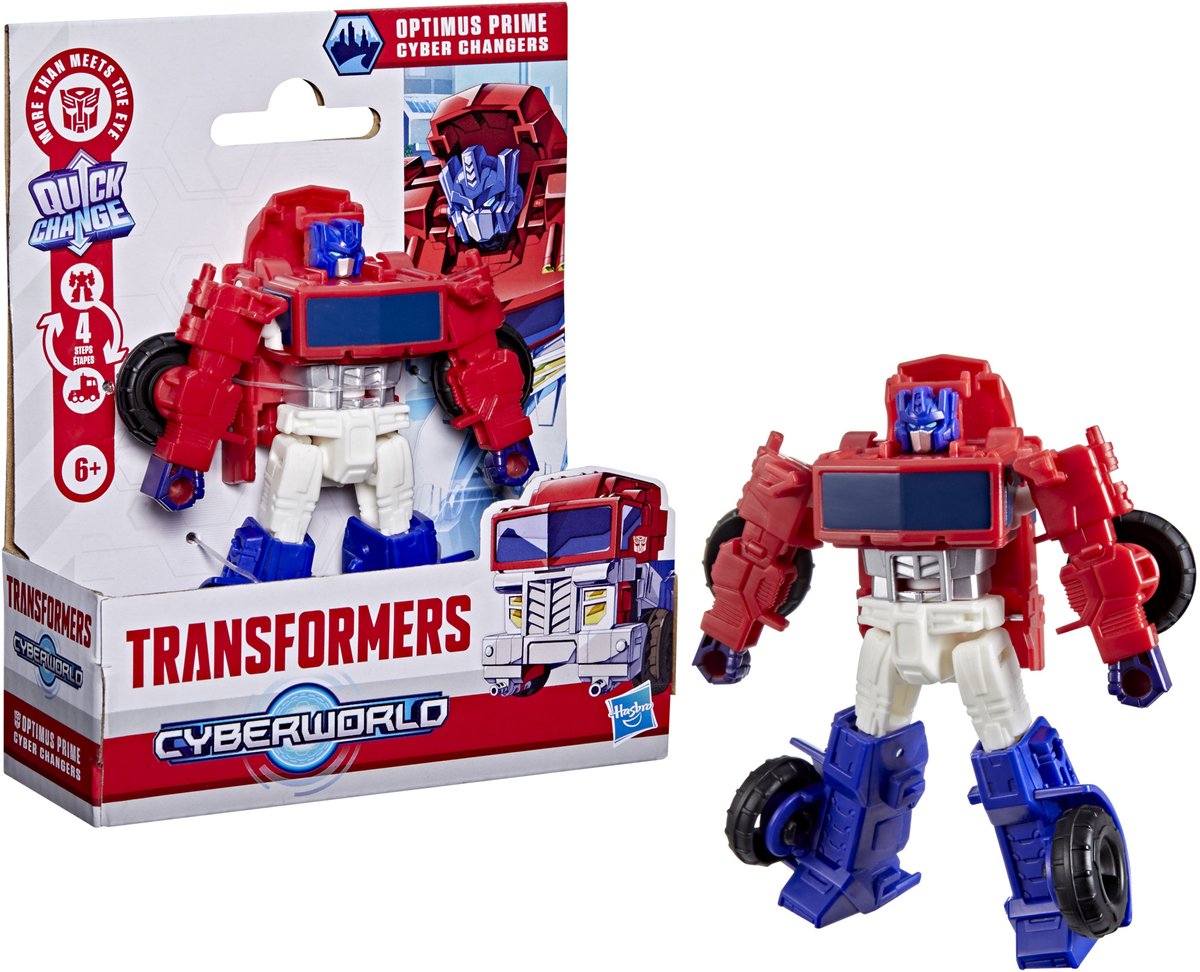 Transformers Cyberworld Cyber Changers Optimus Prime