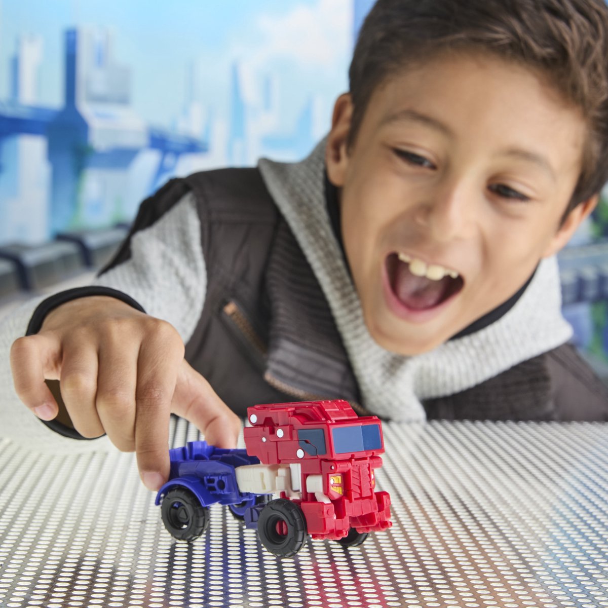 Transformers Cyberworld Cyber Changers Optimus Prime