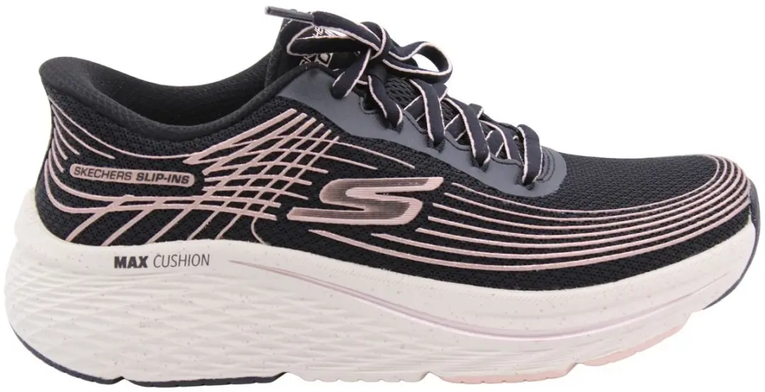 Skechers Max Cushioning Elite 2.0 Kaplan Hardloopschoenen - 36 - Zwart/Goudroze