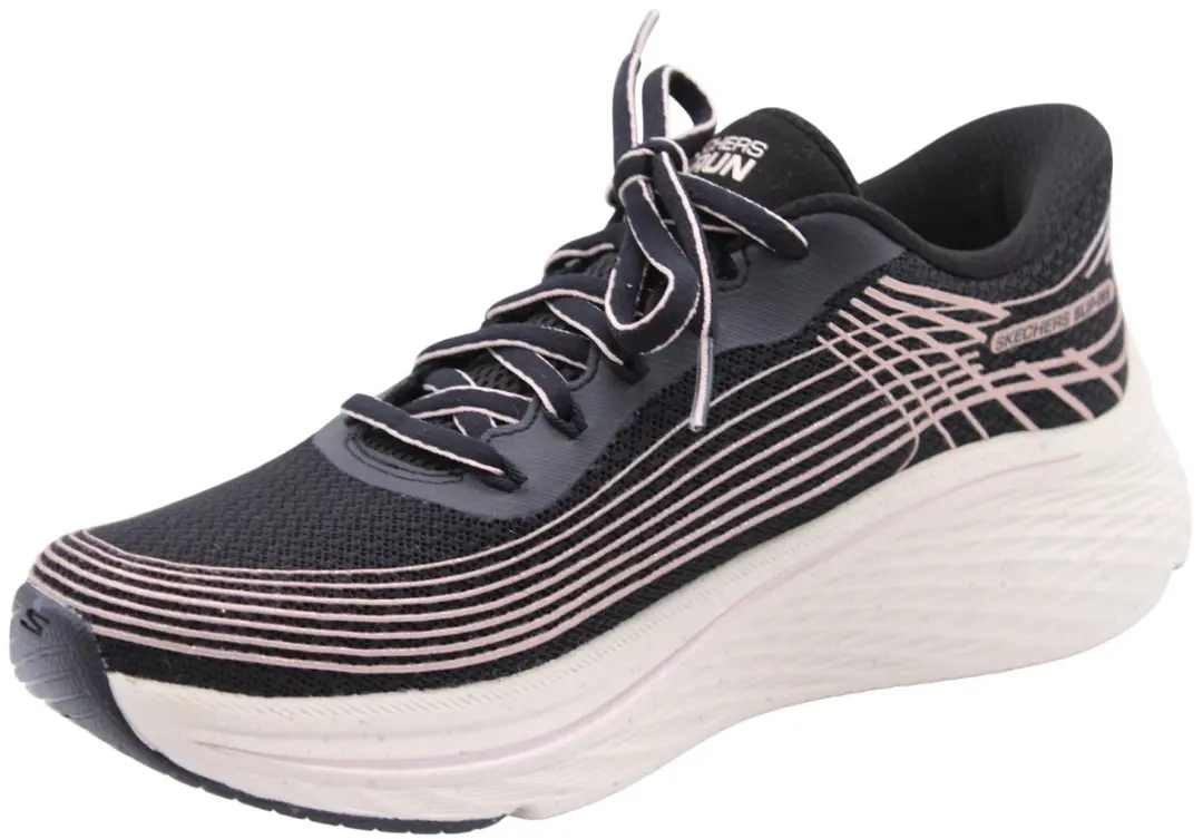 Skechers Max Cushioning Elite 2.0 Kaplan Hardloopschoenen - 36 - Zwart/Goudroze