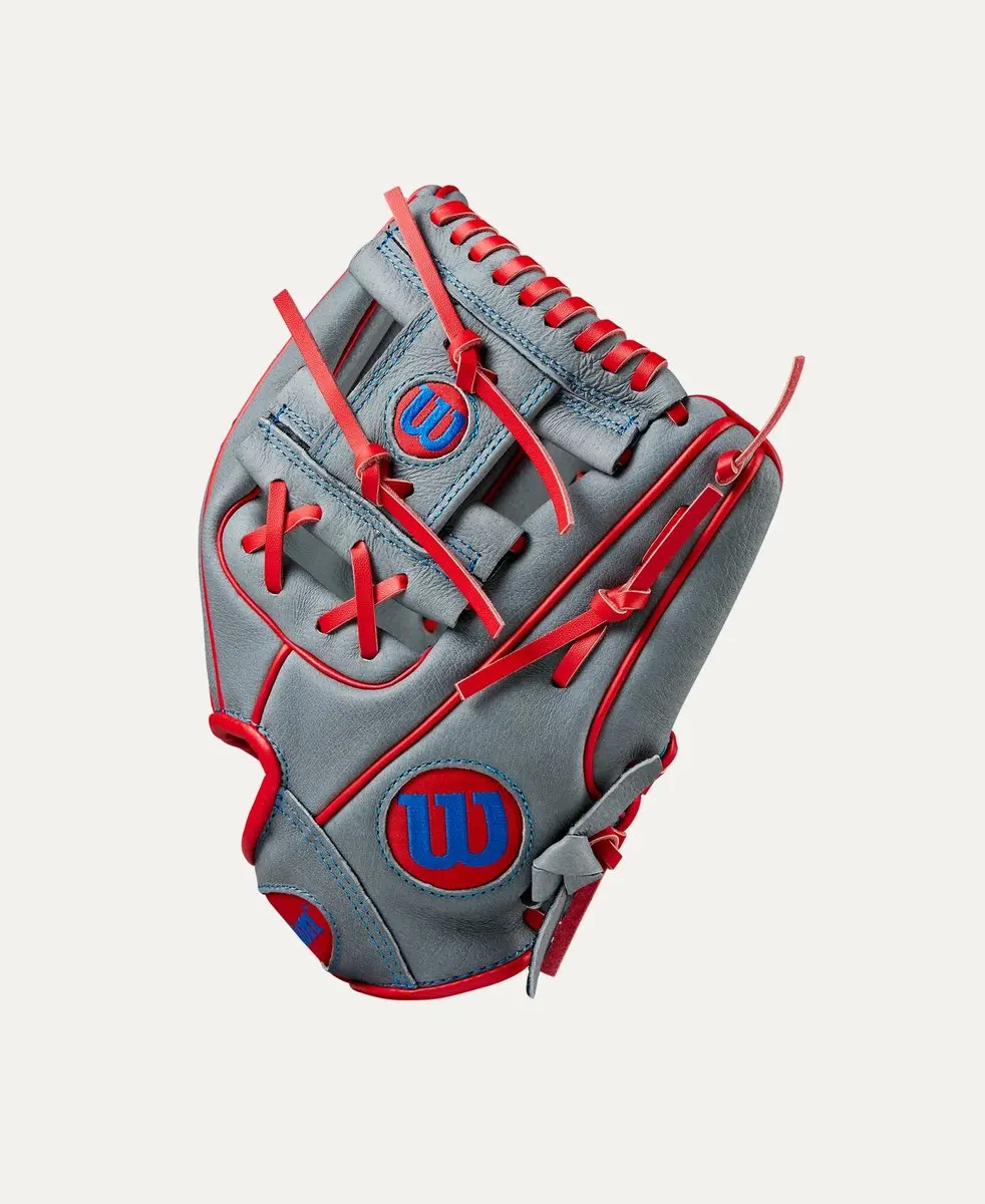 Wilson A450 Honkbalhandschoen 10.75 inch - Grijs/Rood/Blauw
