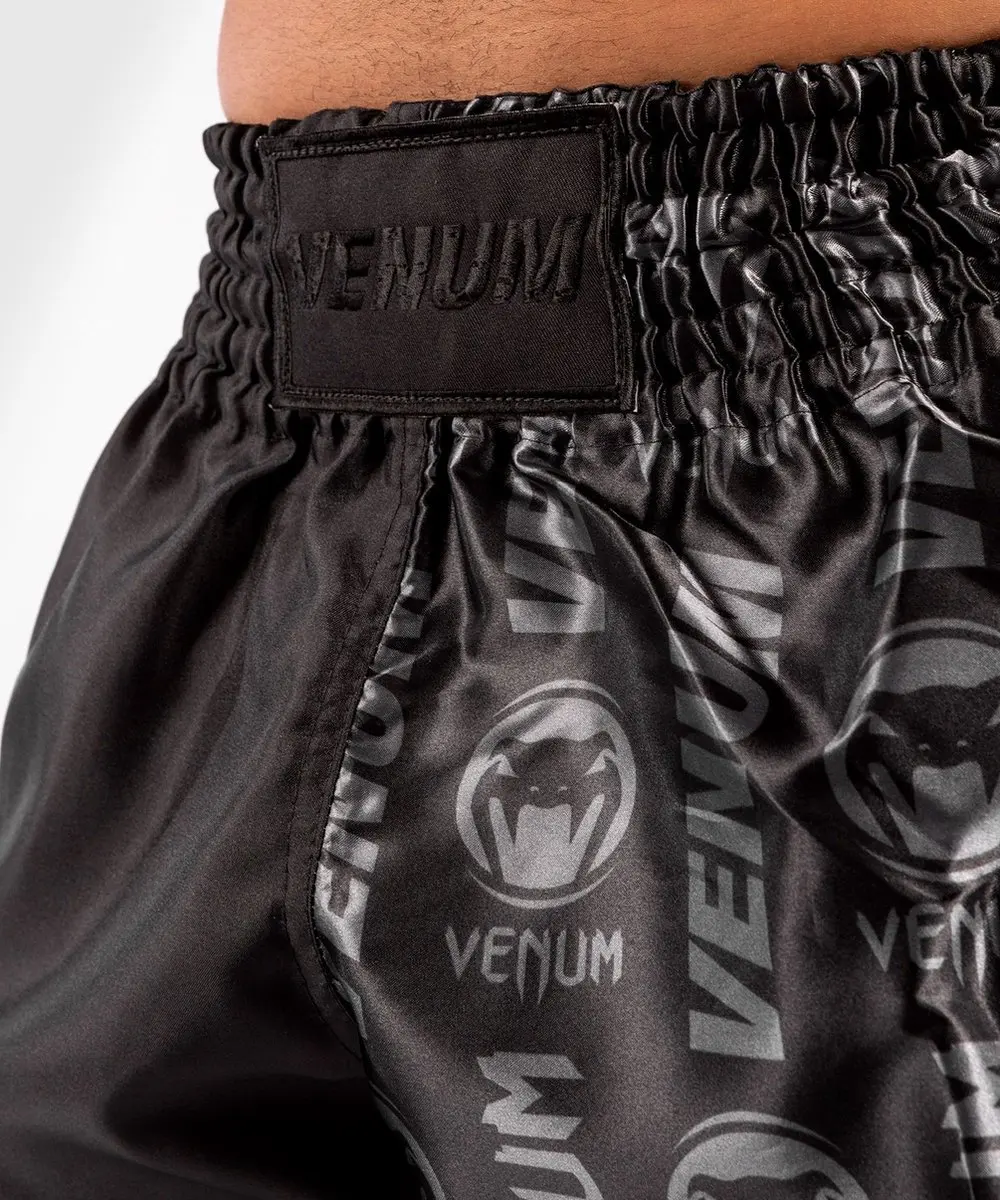 Venum Logos Muay Thai Shorts - S - Zwart