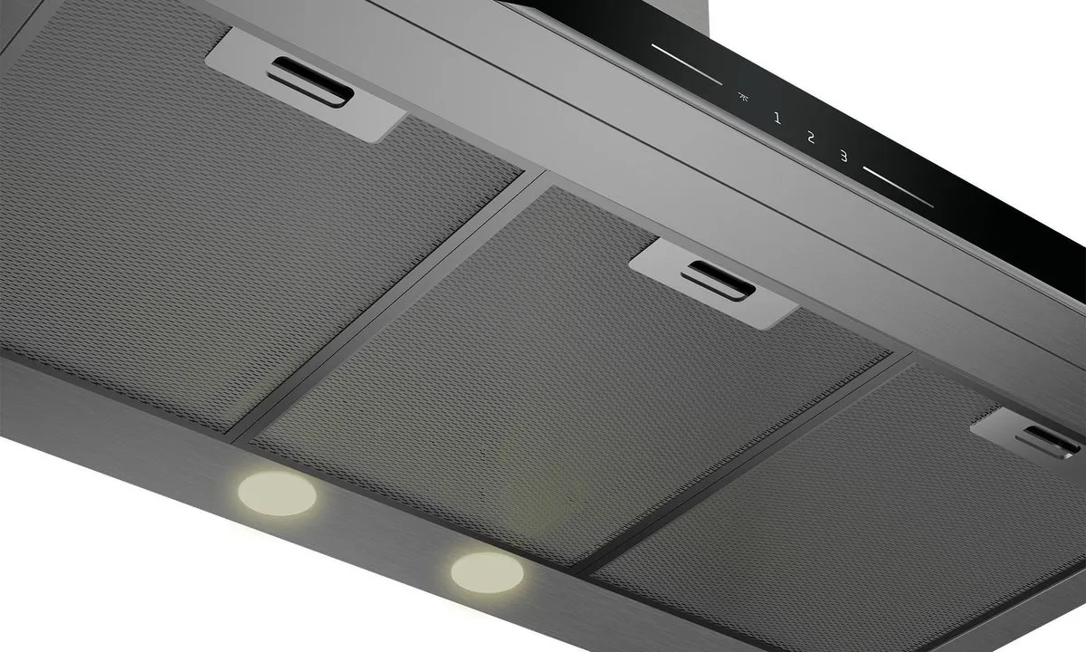 Beko BHCB93640BH Afzuigkap - 645 m³/u - Zwart/roestvrijstaal