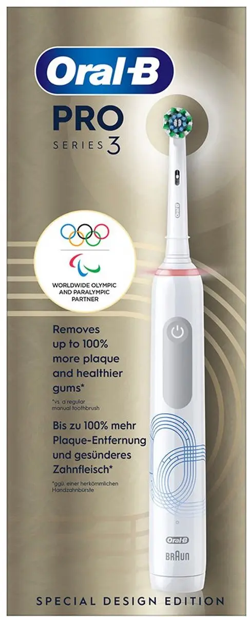 Oral-B Pro 3 3000 Elektrische Tandenborstel - 3D Reiniging - 3 Snelheden - Wit - afbeelding 2 van 6