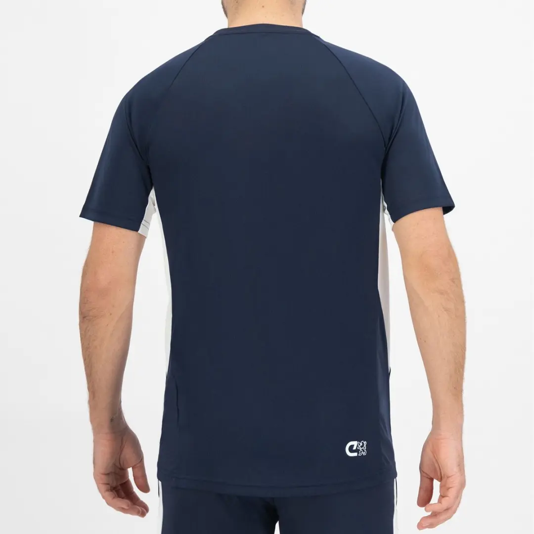 Cruyff Turn Tech Shirt Heren XXL - Navy/Wit