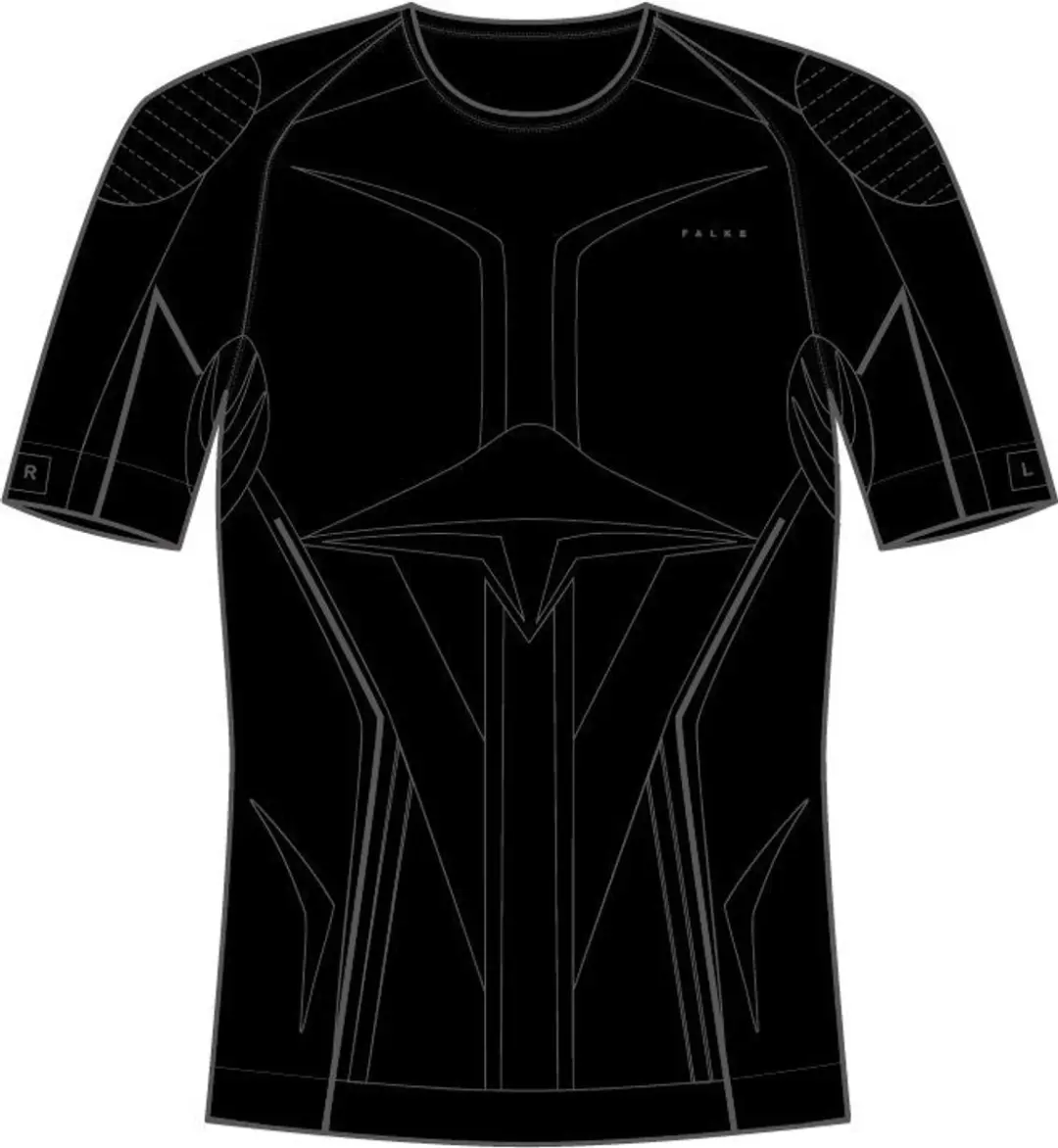 Falke Warm Tight Fit Basislaag Top Heren - S - Zwart