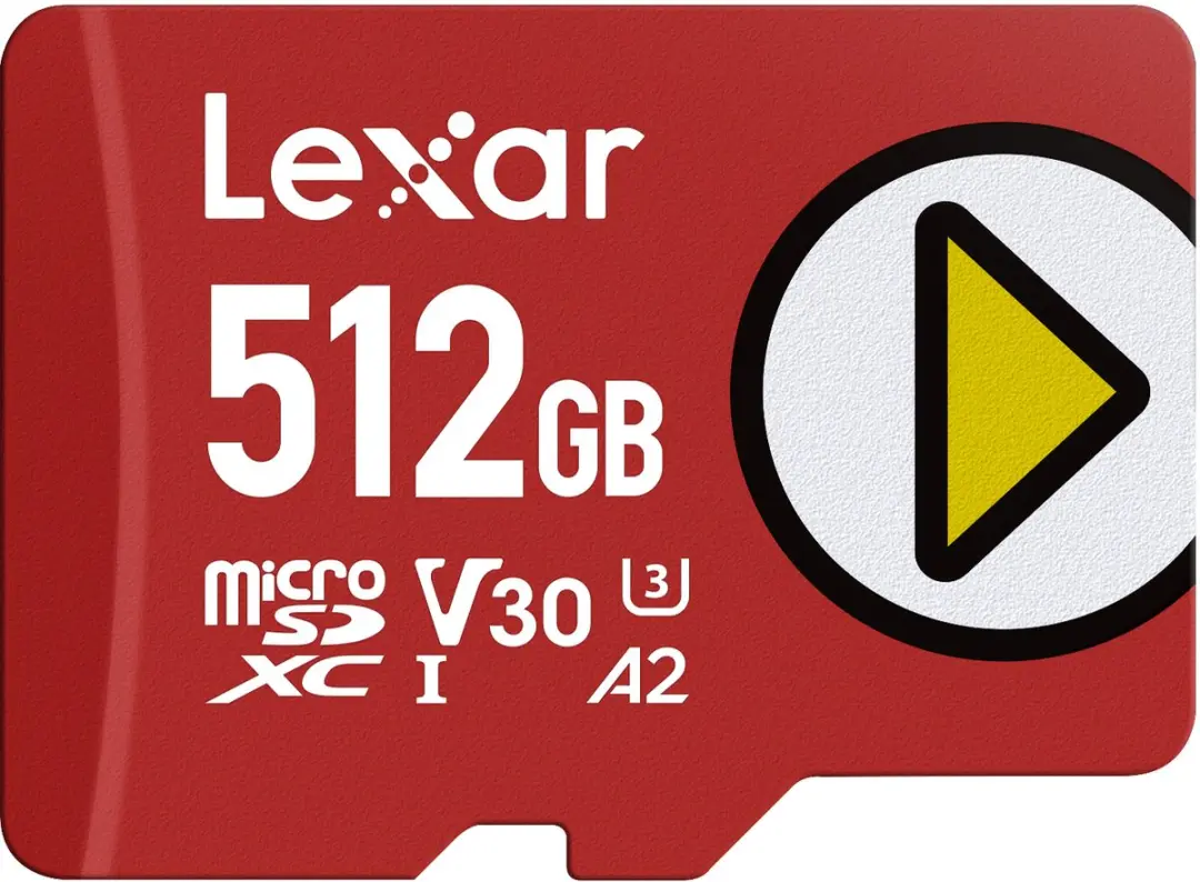 Lexar LMSPLAY512G-BNSNG MicroSDXC Geheugenkaart 512GB