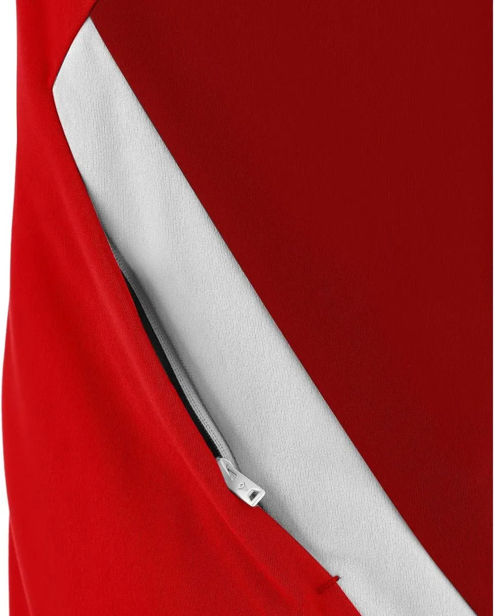 Macron Victory Raijin Polyestervest Kinderen 122 - Rood/Wit