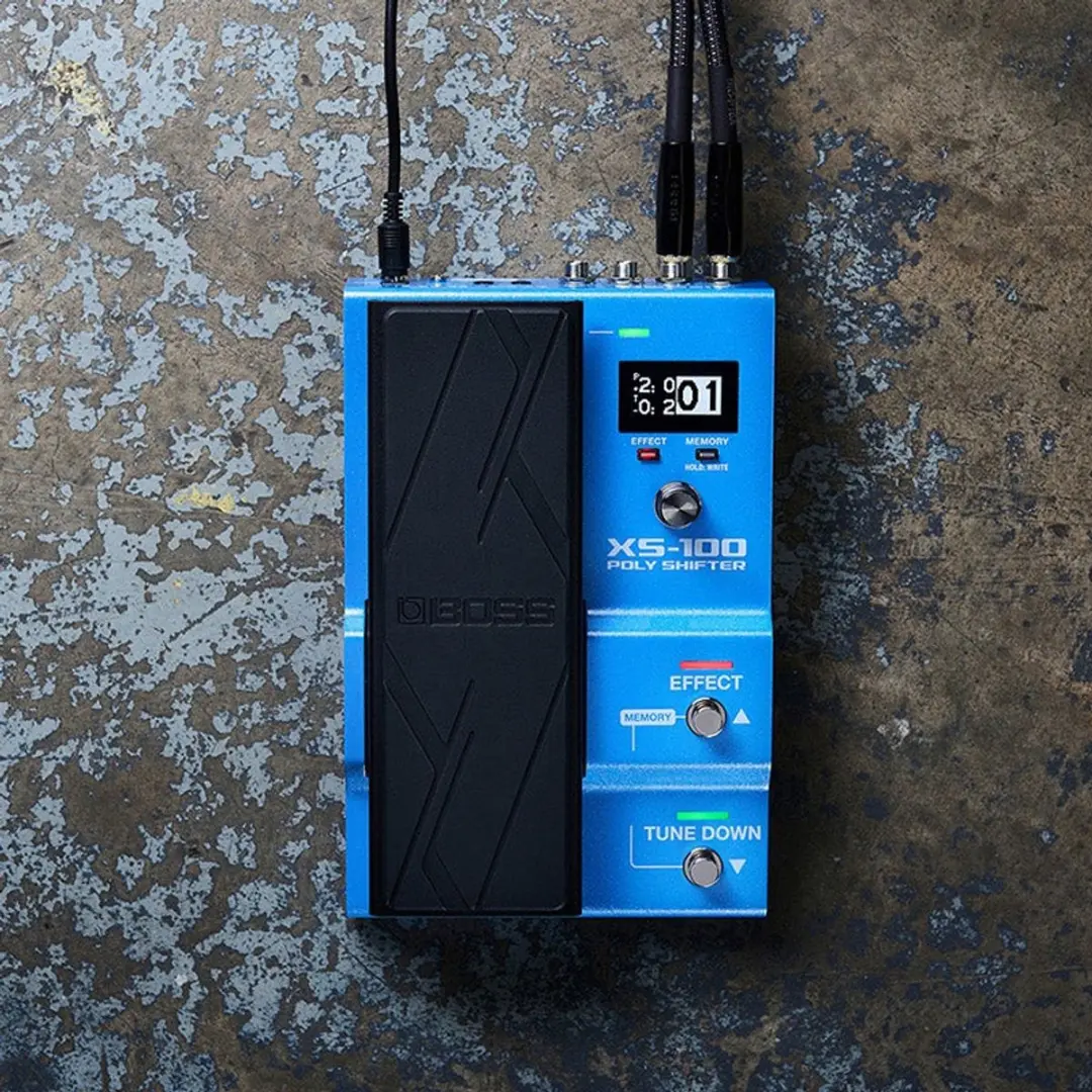BOSS XS-100 Poly Shifter Pitch Shifter - Blauw/Zwart - afbeelding 2 van 6