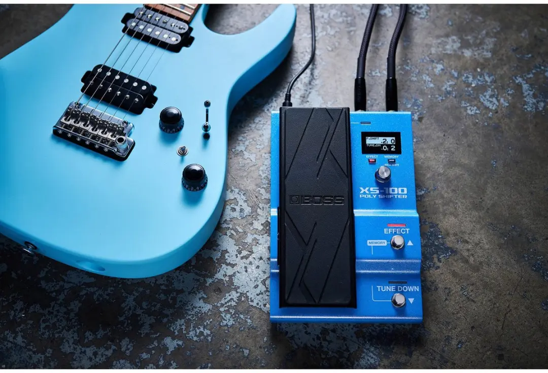 BOSS XS-100 Poly Shifter Pitch Shifter - Blauw/Zwart - afbeelding 3 van 6