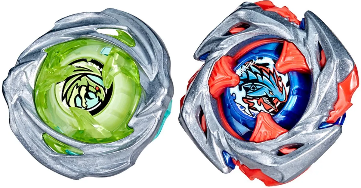 Hasbro Beyblade X Drop Attack Battle-set HASG0842 - Blauw