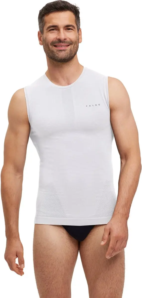 Falke Warm Singlet 39663 - Mouwloos Heren Shirt - L - Wit