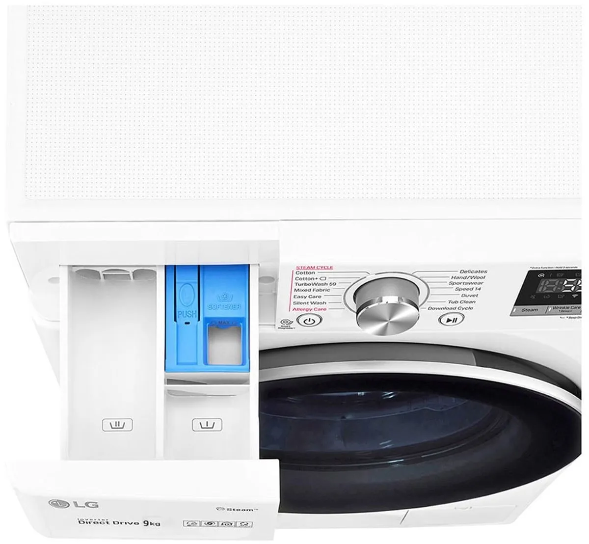 LG F4V909P2E Wasmachine - 9 kg 1400 RPM Wit