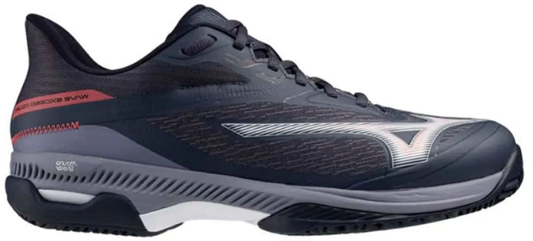 Mizuno Wave Exceed Court CC Tennisschoen - Heren - Grijs - 40.5