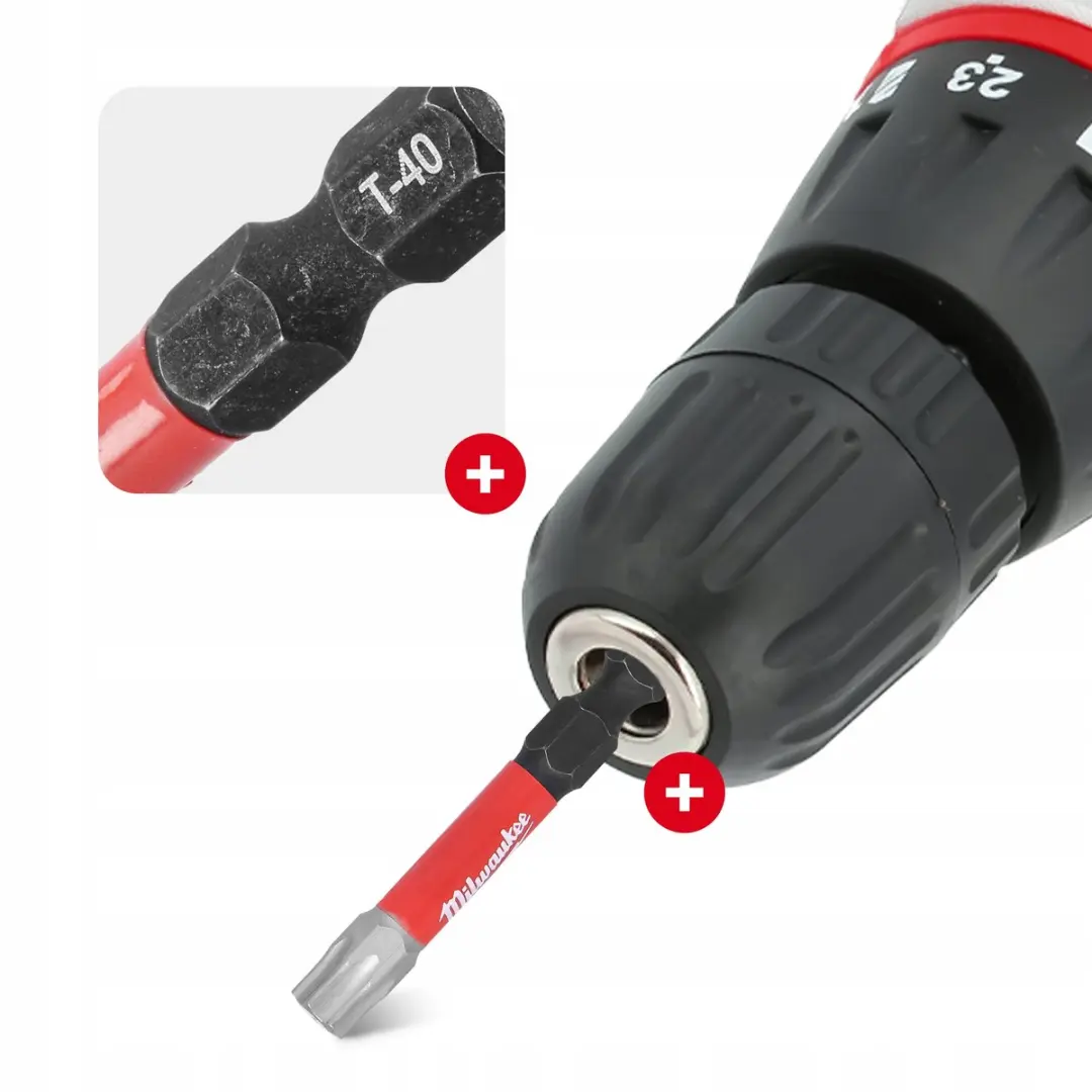 Milwaukee TX40 50mm Impact Bit - 2 Stuks