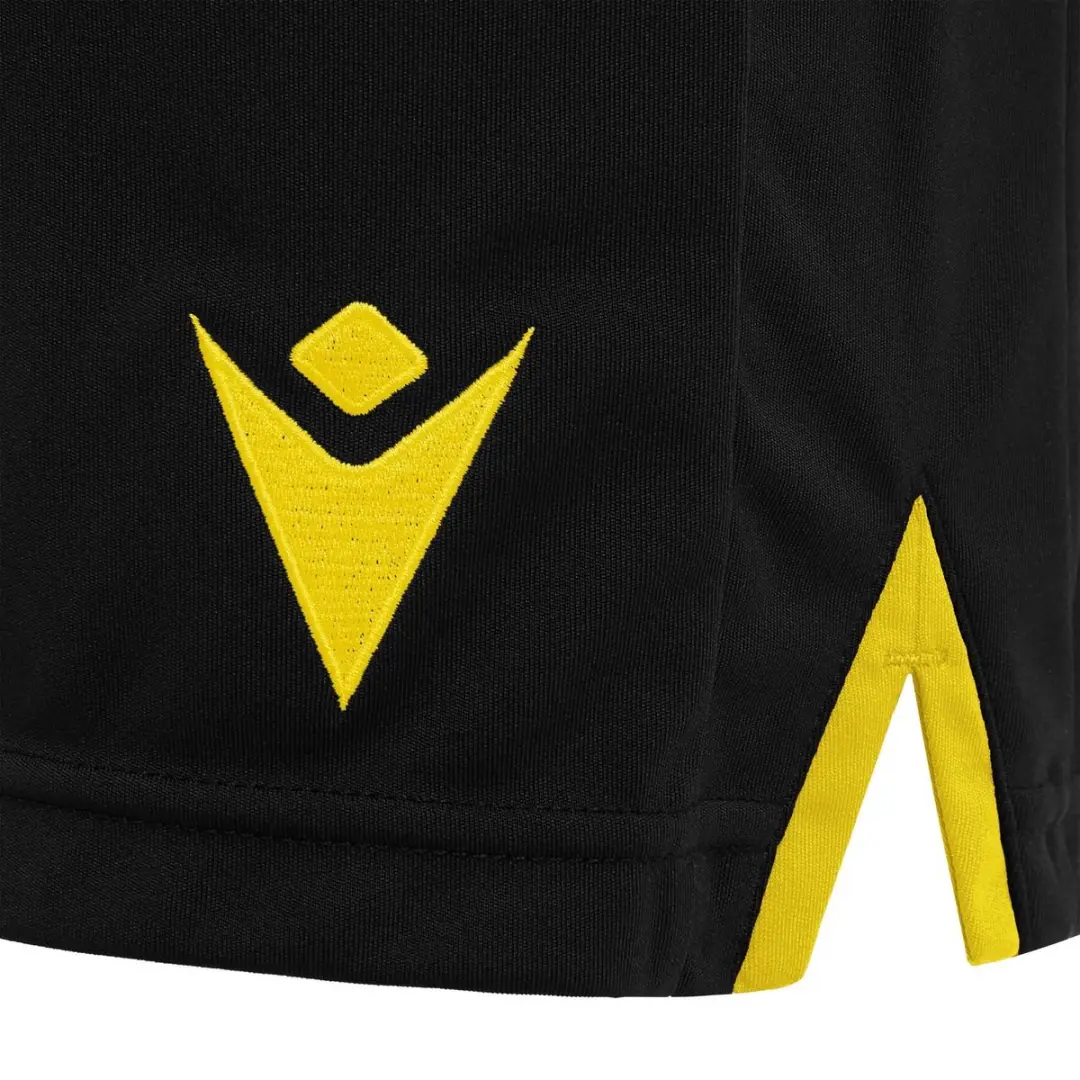 Macron Tempel Short Heren 3XL - Zwart/Geel
