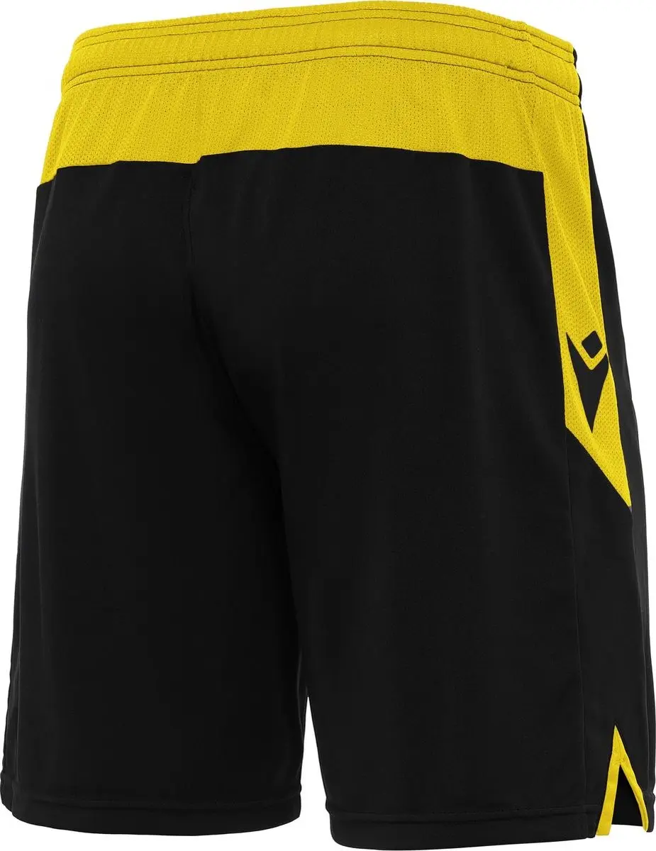 Macron Tempel Short Heren 3XL - Zwart/Geel