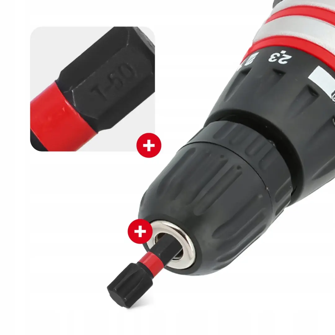 Milwaukee TX50 Slagmoer Bit 25mm Magnetisch - 2 Stuks