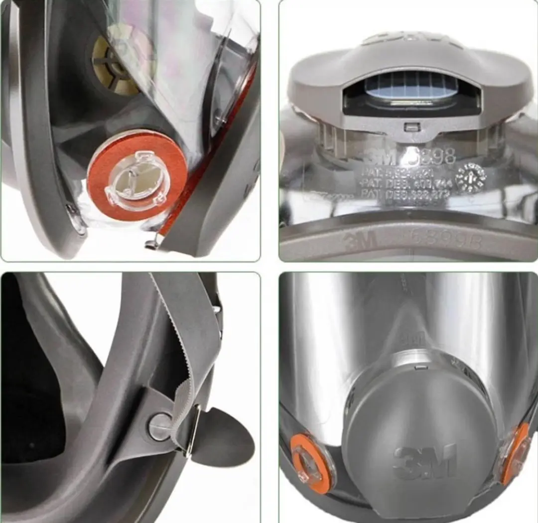 3M 6900 Volledig Gezichtsmasker L - Grijs/Zwart