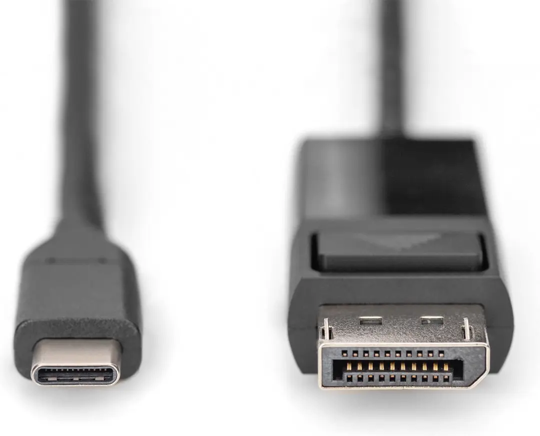 Digitus AK-300334-020-S USB-C DisplayPort-kabel 2m - Zwart