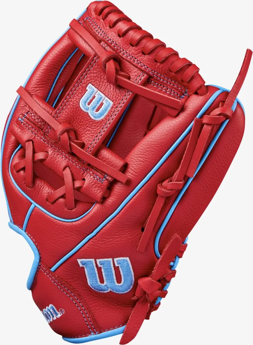 Wilson MLB A500 Honkbalhandschoen - Jeugd 11,5 inch - Rood