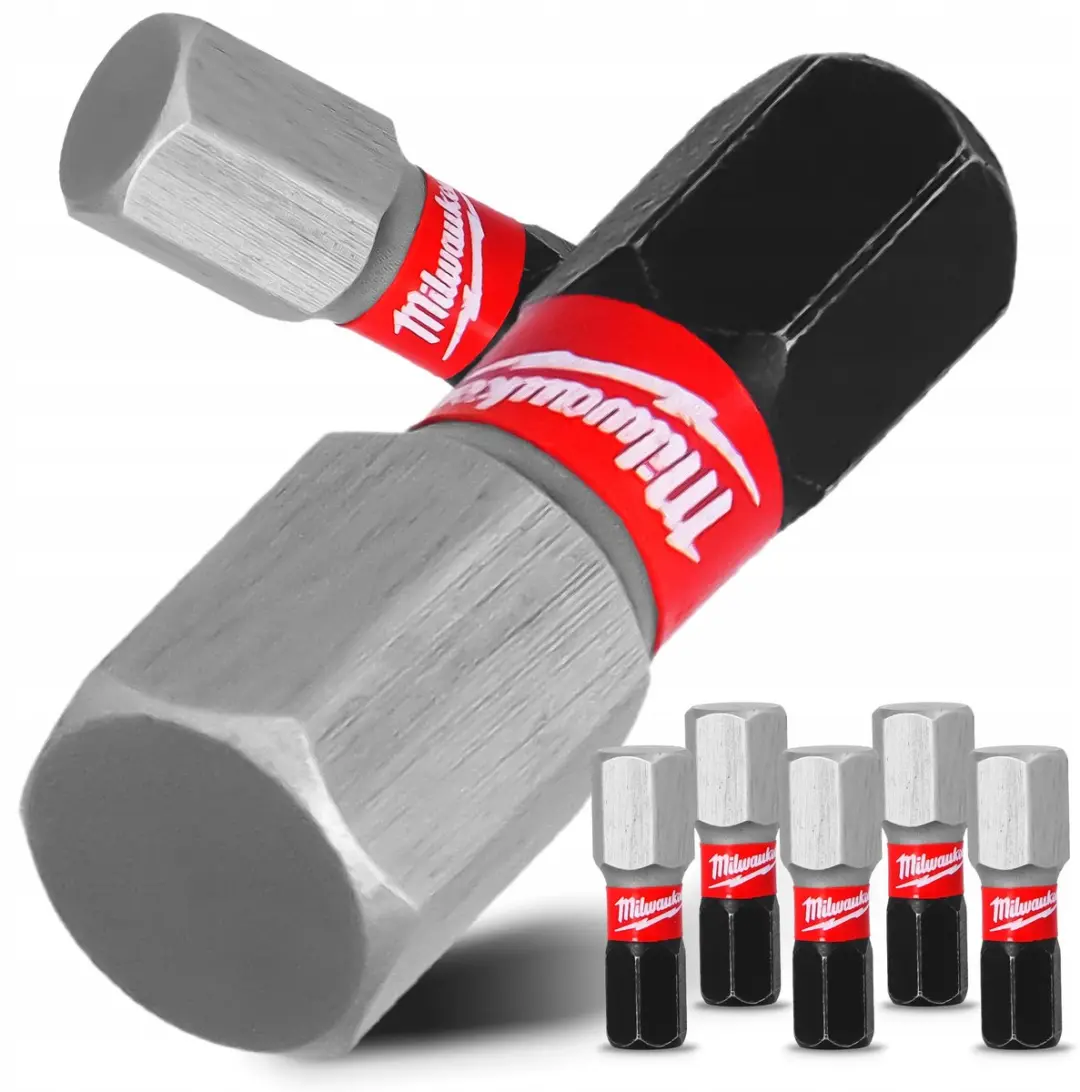 Milwaukee SHOCKWAVE IMPACT Duty Hex8 25mm Bits
