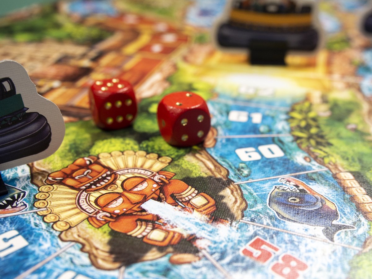 Jumbo Efteling Ganzenbord Piraña Wildwaterspel - Bordspel