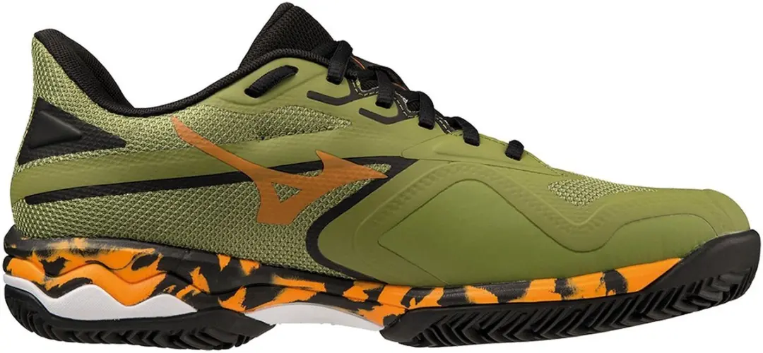 Mizuno Wave Exceed Light 2 Padelschoen - 40 - Donkergroen/Oranje/Zwart