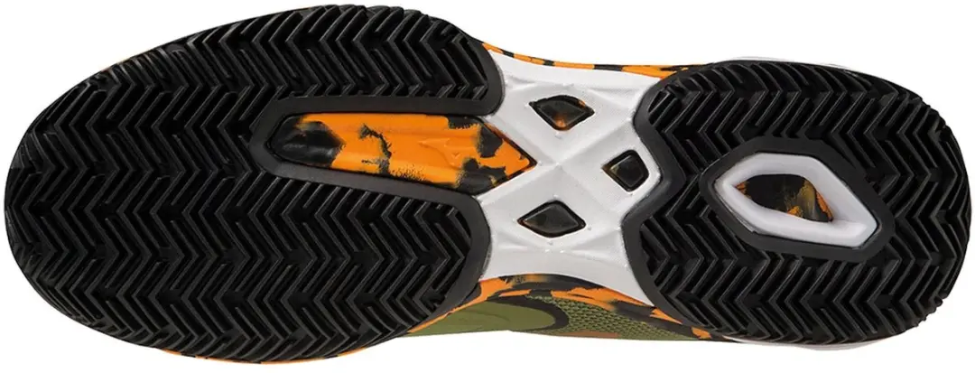 Mizuno Wave Exceed Light 2 Padelschoen - 40 - Donkergroen/Oranje/Zwart