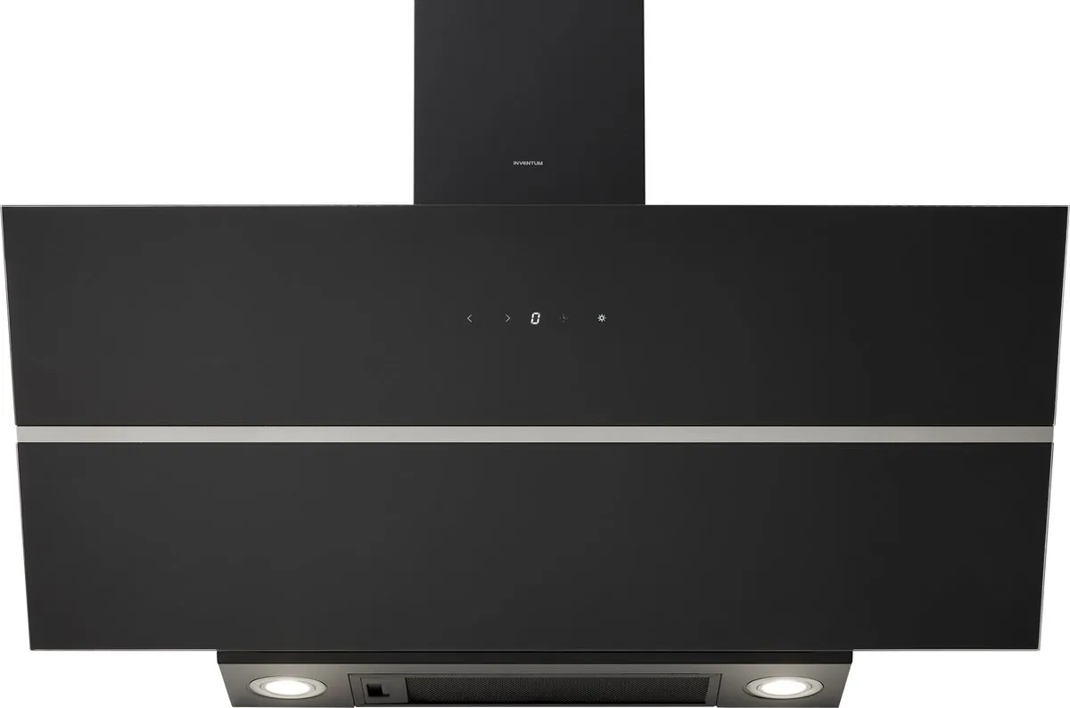 Inventum AKD9015GTZ Wandschouw Afzuigkap 90cm
