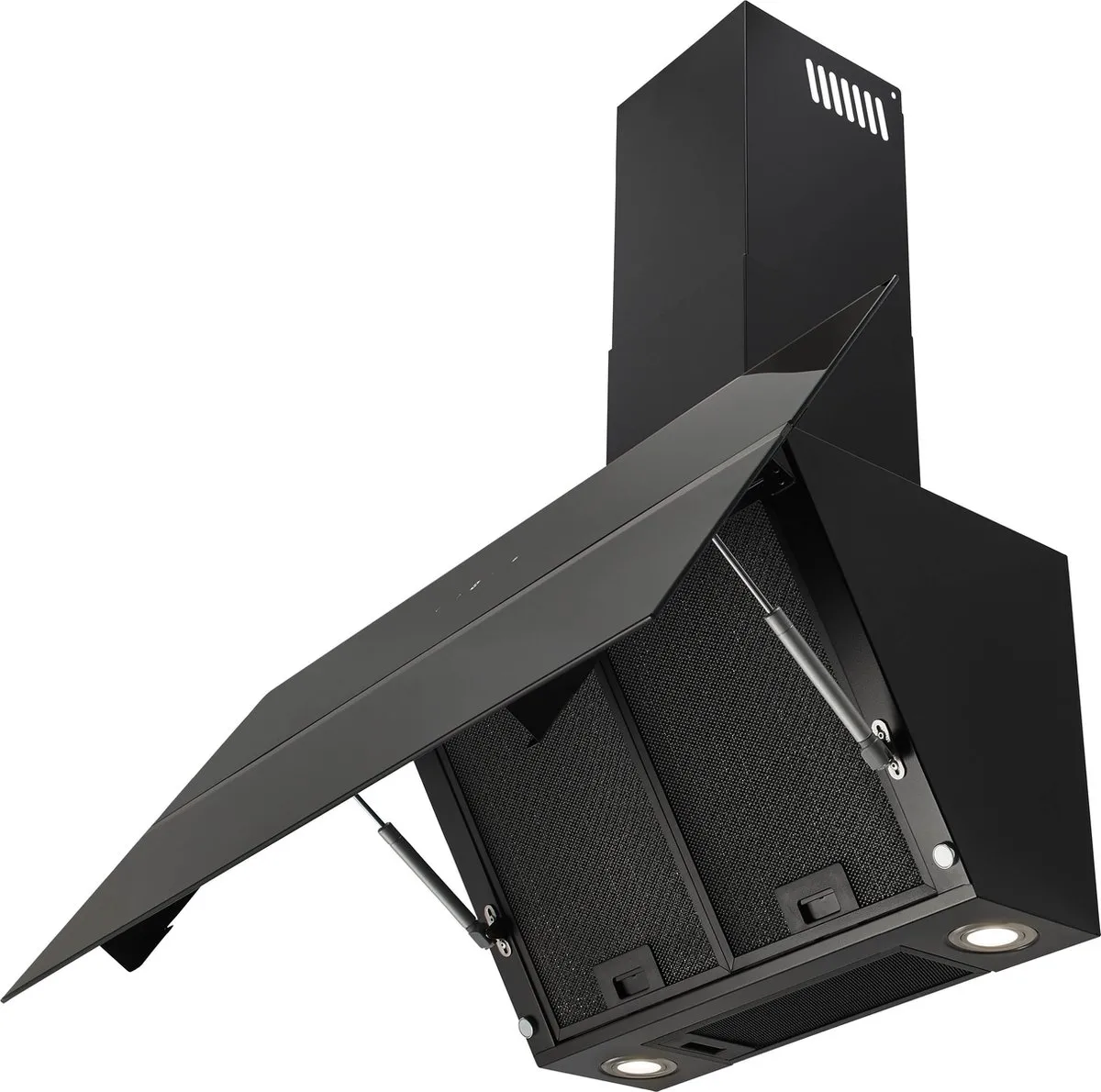 Inventum AKD9015GTZ Wandschouw Afzuigkap 90cm - 660m³/h - Zwart